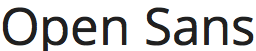 open-sans